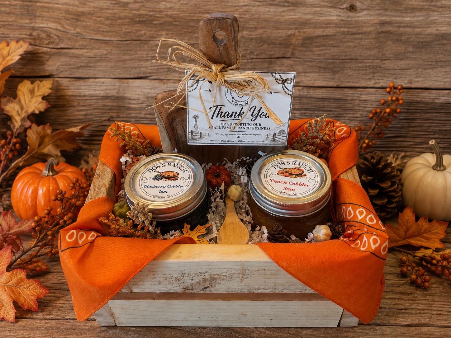 Fall Cobbler Jam Gift Basket