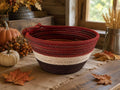 Large Three-Color Rope Bowl