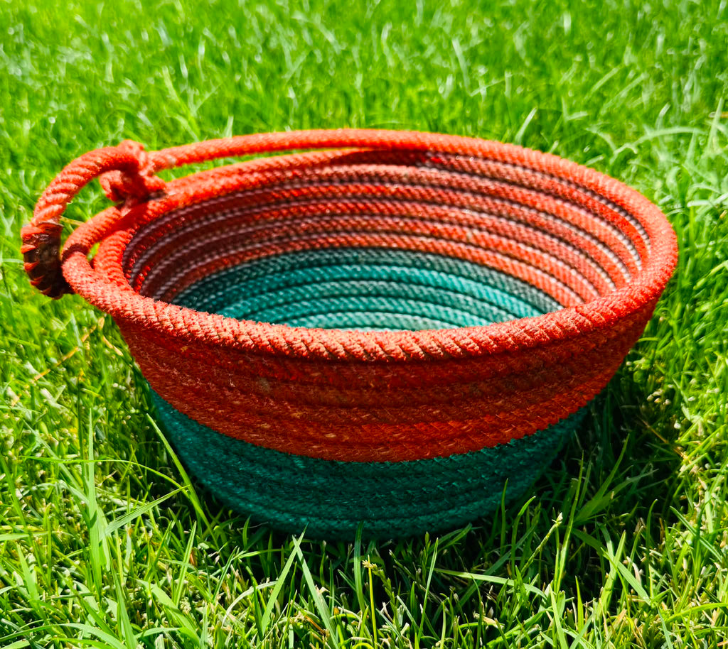 Medium Two Color Rope Bowls