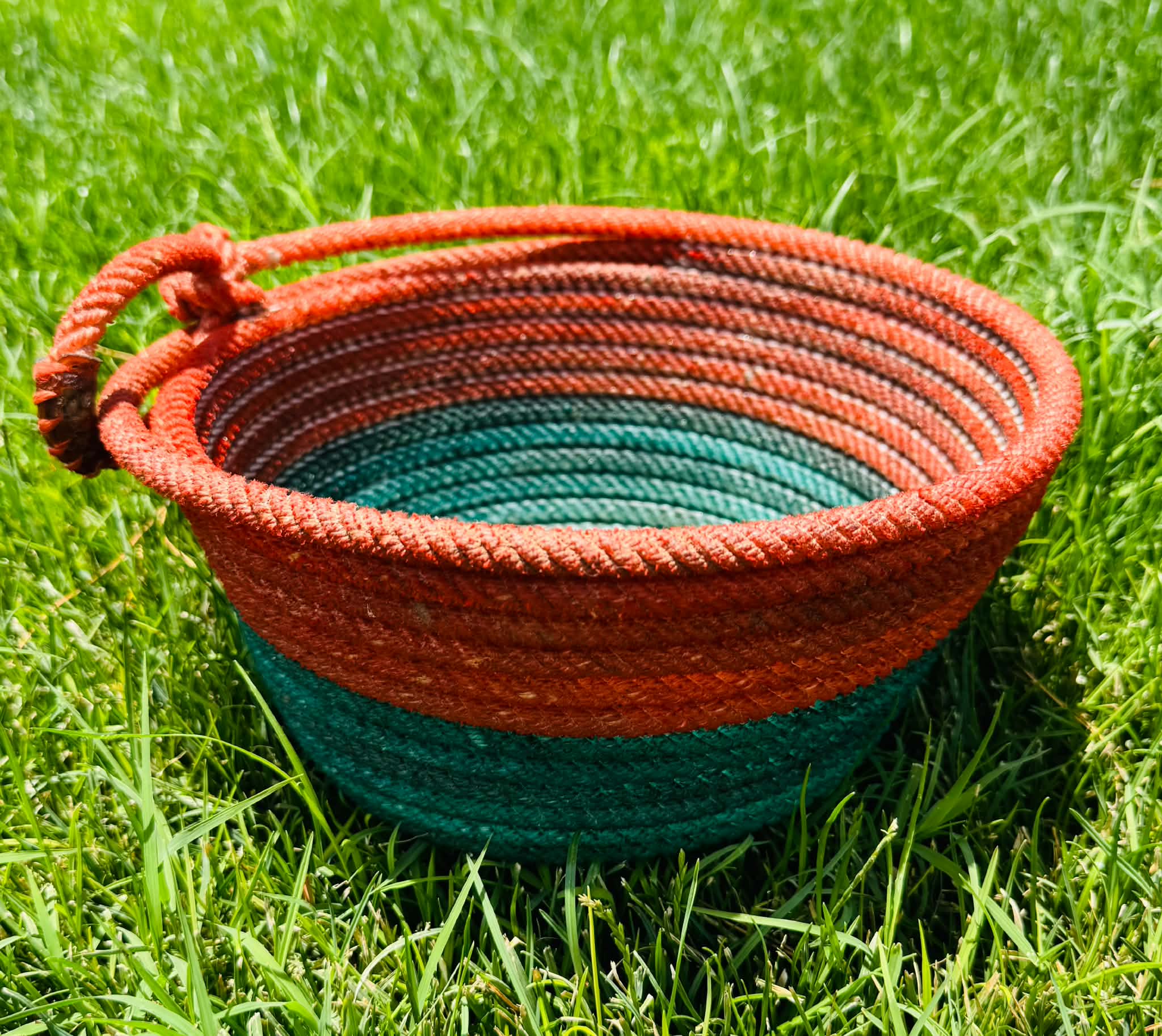 Medium Two Color Rope Bowls