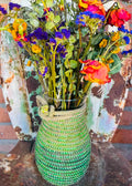 Rope Vase with Glass Insert