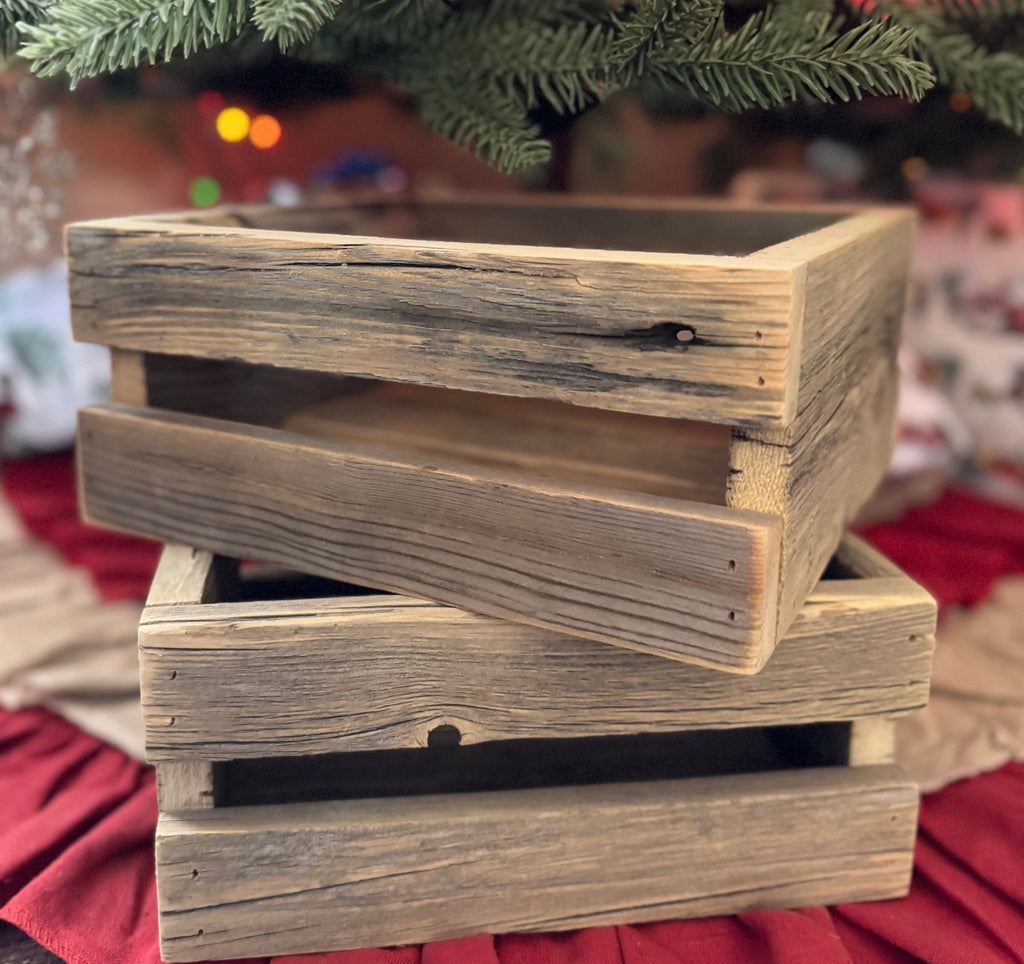 Build Your Own Christmas Wood Crate
