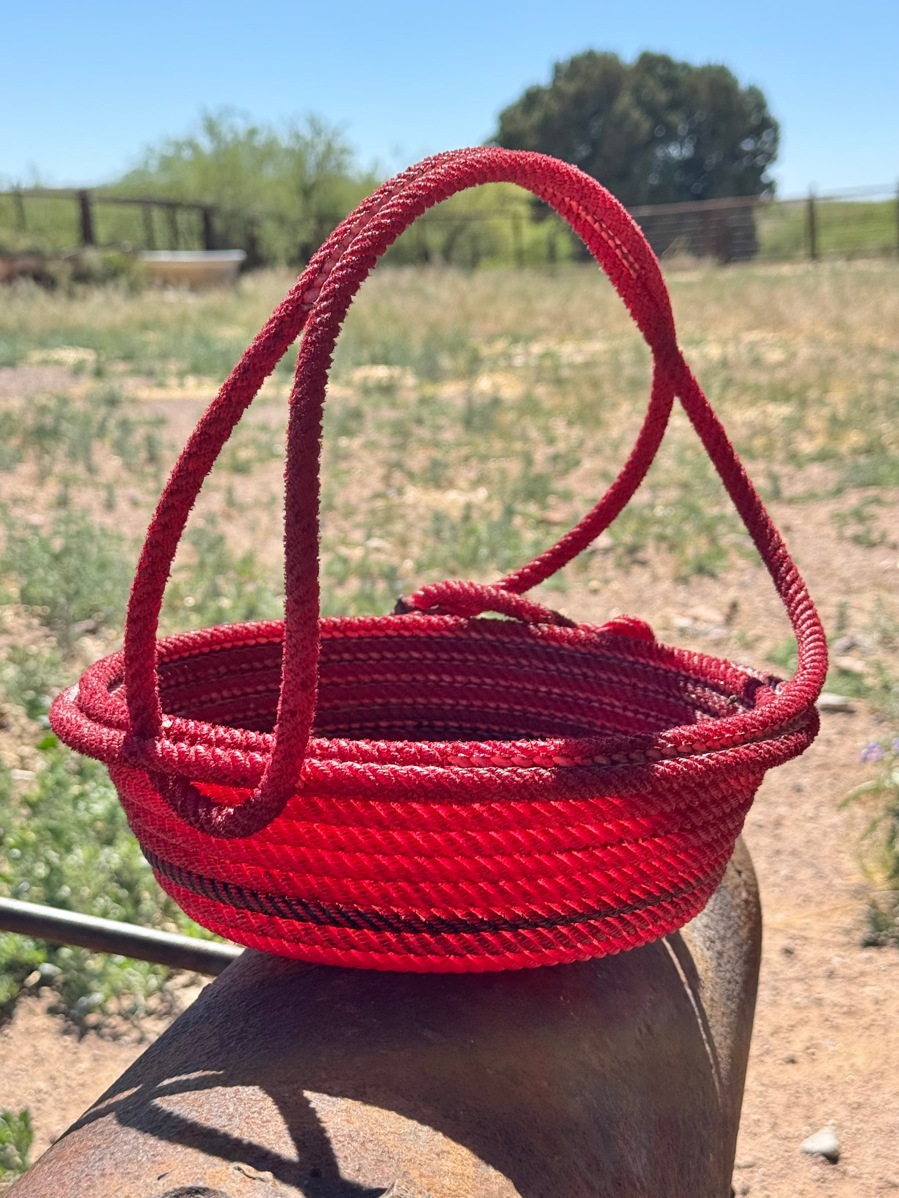 Handled Rope Basket